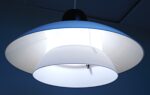 Soviet Space Age style Estoplast ceiling lamp Model 782-D - Image 2