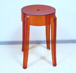 Charles Ghost bar stool designed by Philippe Starck for Kartell