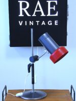 Heavy metal vintage transformer/table lamp