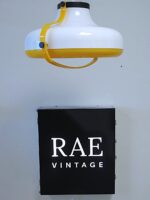 Soviet Space Age style Estoplast ceiling lamp Model N-79-E