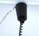 Soviet Space Age style height-adjustable Estoplast ceiling lamp Model 780 - Image 4