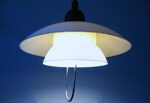 Soviet Space Age style height-adjustable Estoplast ceiling lamp Model 780 - Image 7