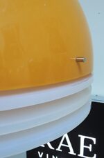 Soviet Space Age style Estoplast ceiling lamp Model E-702 - Image 4