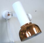 A pair of Soviet-era Space Age style Estoplast wall lamps Model 565 E - Image 3
