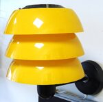 Vintage Space Age Estoplast wall lamp model 5003 - Image 4