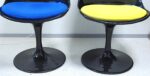 A pair of two Eero Saarinen style ''tulip'' chairs - Image 8
