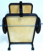 Vintage birch wood serving table "LADY" - Image 10