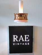 A vintage pendant lamp “Cosmos” - Image 7