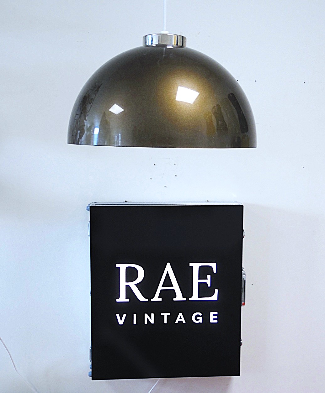SAM_1206 Vintage Space Age Estoplast ceiling lamp model E 769 - Image 1
