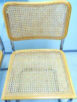 Vintage Bauhaus style icons, a pair of Cesca chairs designed by Marcel Breuer in 1928 - Image 7