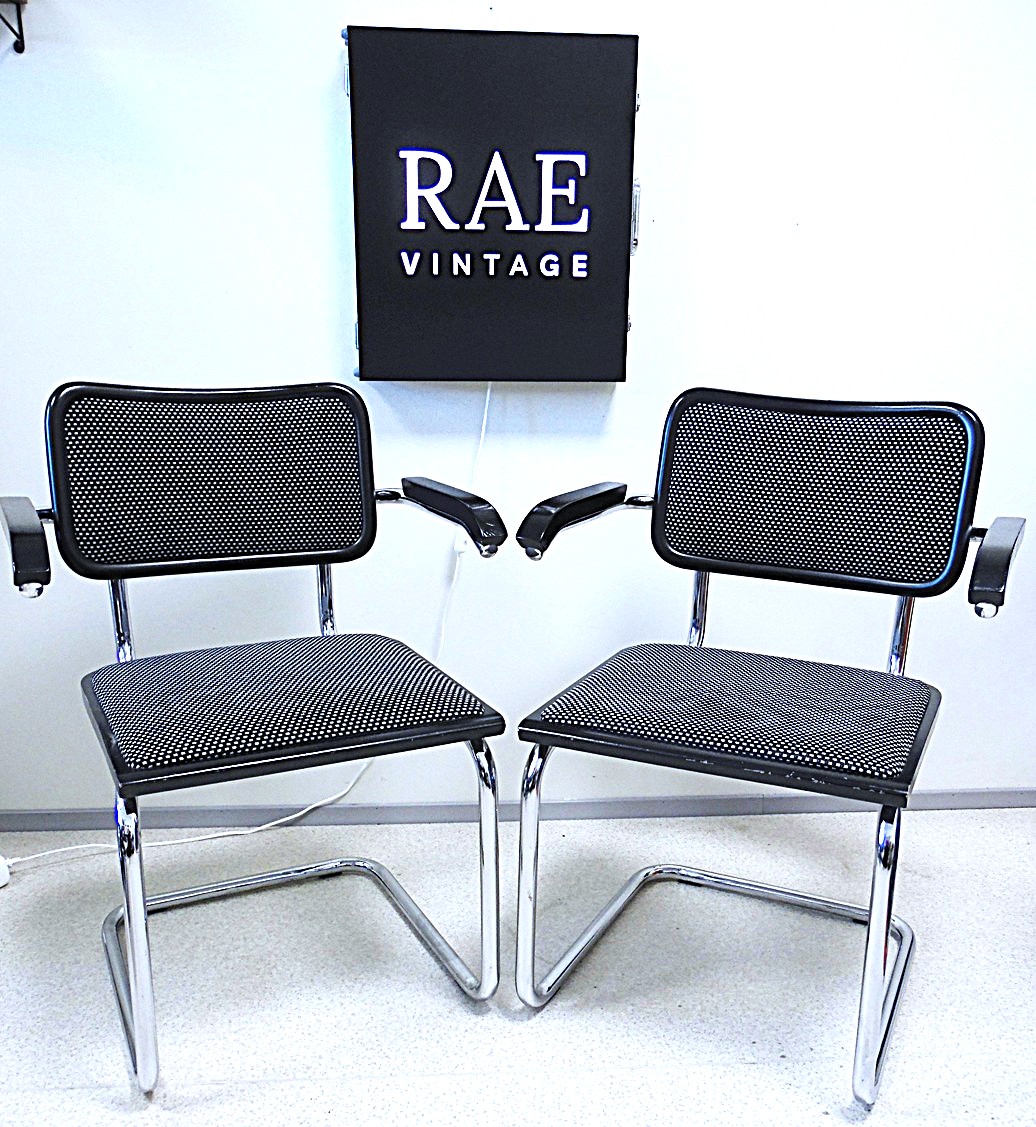 SAM_1268 Pair of vintage B 64 chairs designed by Marcel Breuer in 1928 - Image 1
