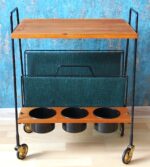 Stylish vintage serving/console table from the middle of the last century - Image 2