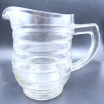 Vintage Karhula Lasin ”Uurto” series pressed glass jug - Image 2