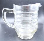 Vintage Karhula Lasin ”Uurto” series pressed glass jug - Image 3