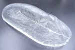 Vintage pressed glass plate from the Humpilan Lasi “Pine Branch” series
