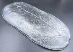 Vintage pressed glass plate from the Humpilan Lasi “Pine Branch” series - Image 2