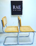 Vintage Bauhaus style icons, a pair of Cesca chairs designed by Marcel Breuer in 1928 - Image 5