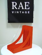 Vintage Space Age LP Vinyl rack, made by Wittner