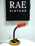Vintage Memphis style desk lamp designed by Kyoji Tanaka for Rabbit