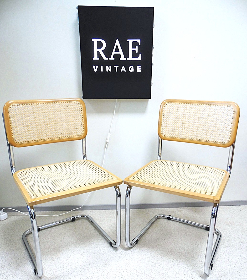 SAM_1685 Pair of Cesca chairs designed by Marcel Breuer in 1928 - Image 1