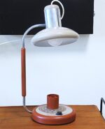 Vintage Soviet Table Lamp with Calendar and Pen Holder - Image 2