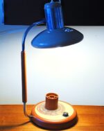 Vintage Soviet Table Lamp with Calendar and Pen Holder - Image 9