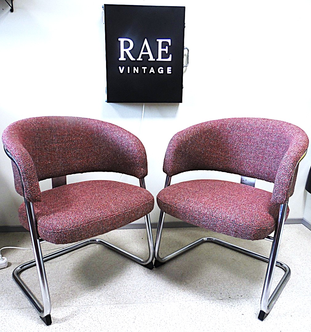 SAM_2035 A pair of vintage armchairs from the former lobby bar of the M/S “Georg Ots” - Image 1