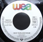 7″ single by Timothy Touchton “Save your love to me” - Image 4