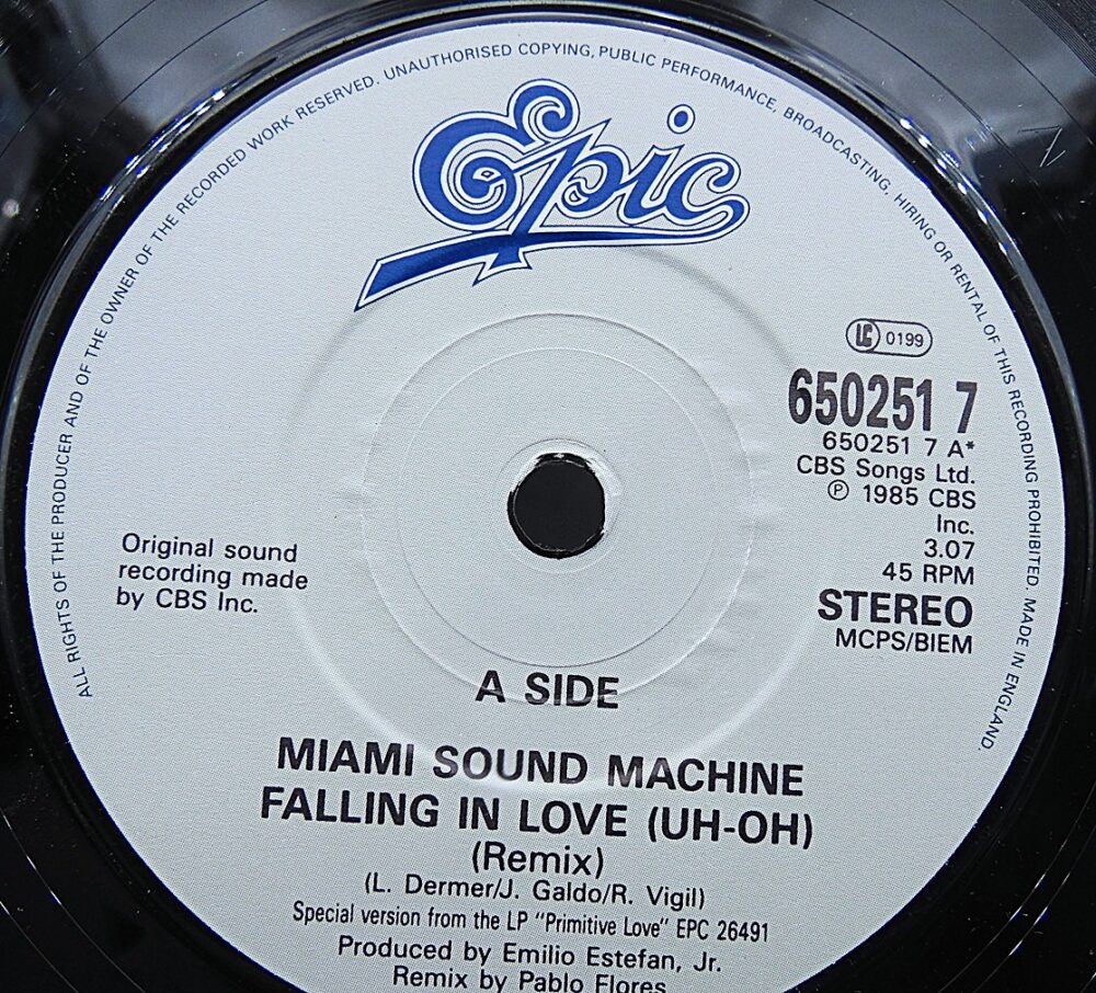 7″ single by Miami Sound Maschine “Falling in love” (UH-OH) – Rae