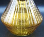 Vintage Mid-Century Modern Amber Glass Atomic Style Vase - Image 2
