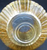 Vintage Mid-Century Modern Amber Glass Atomic Style Vase - Image 4