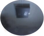 Vintage round coffee table in a minimalistic Scandinavian style - Image 3