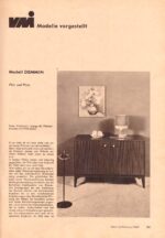 Vintage East German design and interior design magazine “Möbel und Wohnraum” No. 7 - Image 4