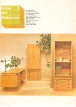 Vintage East German design and interior design magazine “Möbel und Wohnraum” No. 3