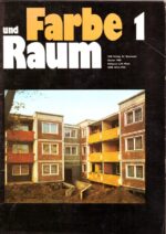Vintage East German architecture and construction magazine “Farbe und Raum” No. 1